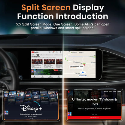 Zedge GetPairr AI Box 2.0 (compatible with all cars ) , Android 13 ,8 Gb ram ,  128 Gb storage, Wireless | Carplay Android Auto 3 in 1