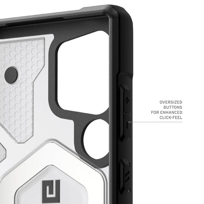 Samsung S24 Ultra Pathfinder Shockproof Matte MagSafe Case - Ice Clear