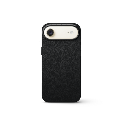 iPhone Case 17 - Full-Grain Leather - Black