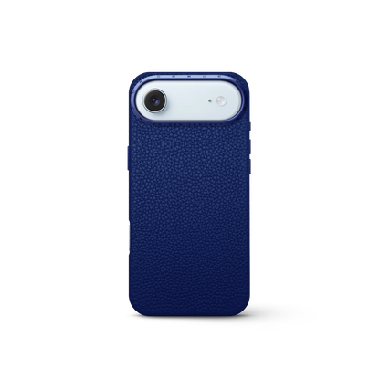 iPhone Case 17 - Full-Grain Leather - Deep Blue