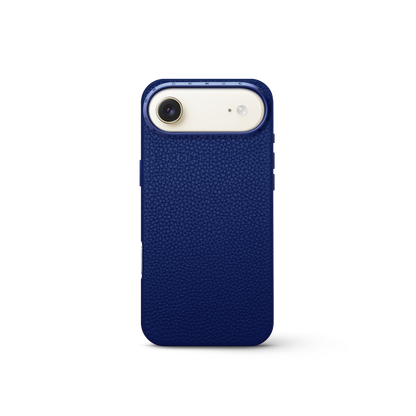 iPhone Case 17 - Full-Grain Leather - Deep Blue
