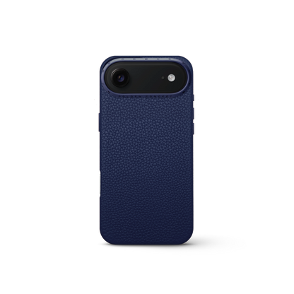 iPhone Case 17 - Full-Grain Leather - Midnight Blue
