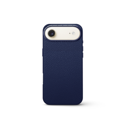 iPhone Case 17 - Full-Grain Leather - Midnight Blue