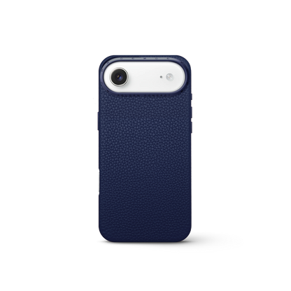 iPhone Case 17 - Full-Grain Leather - Midnight Blue