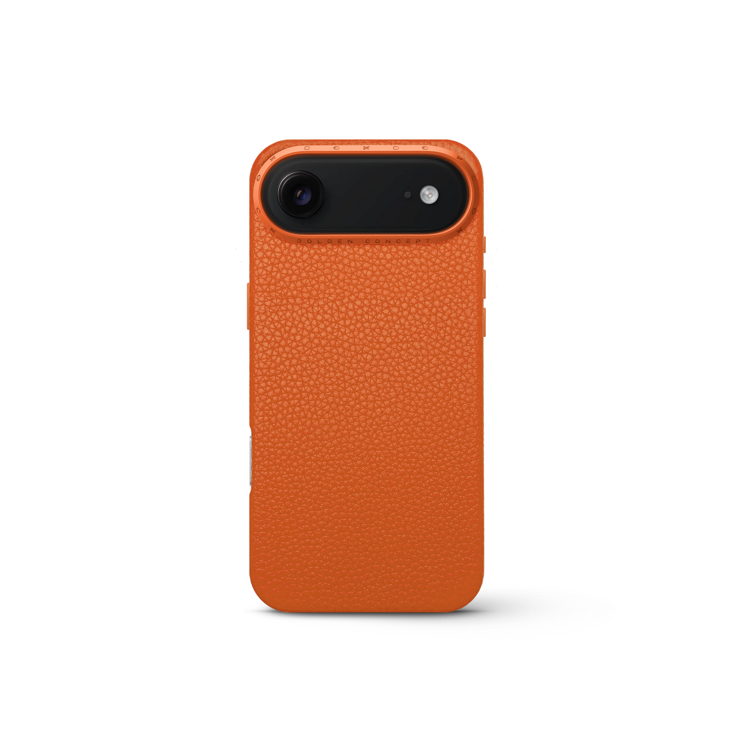 iPhone Case 17 - Full-Grain Leather - Orange