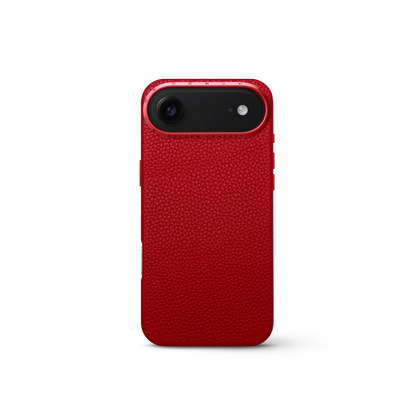 iPhone Case 17 - Full-Grain Leather - Cherry