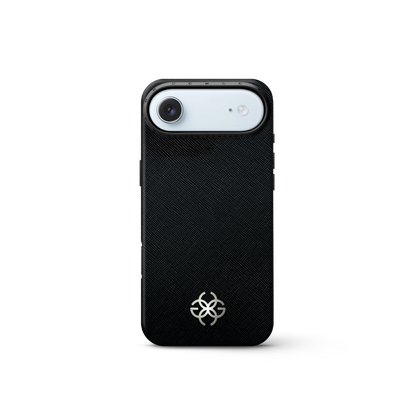iPhone Case 17 - Saffiano Leather Logo