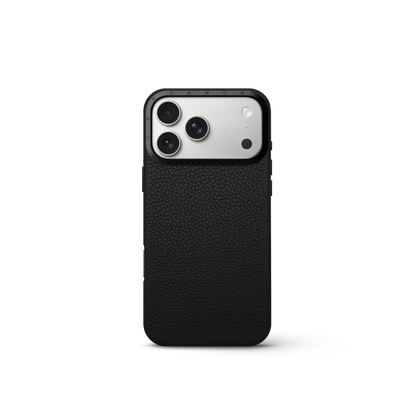 iPhone Case 17 - Full-Grain Leather - Black