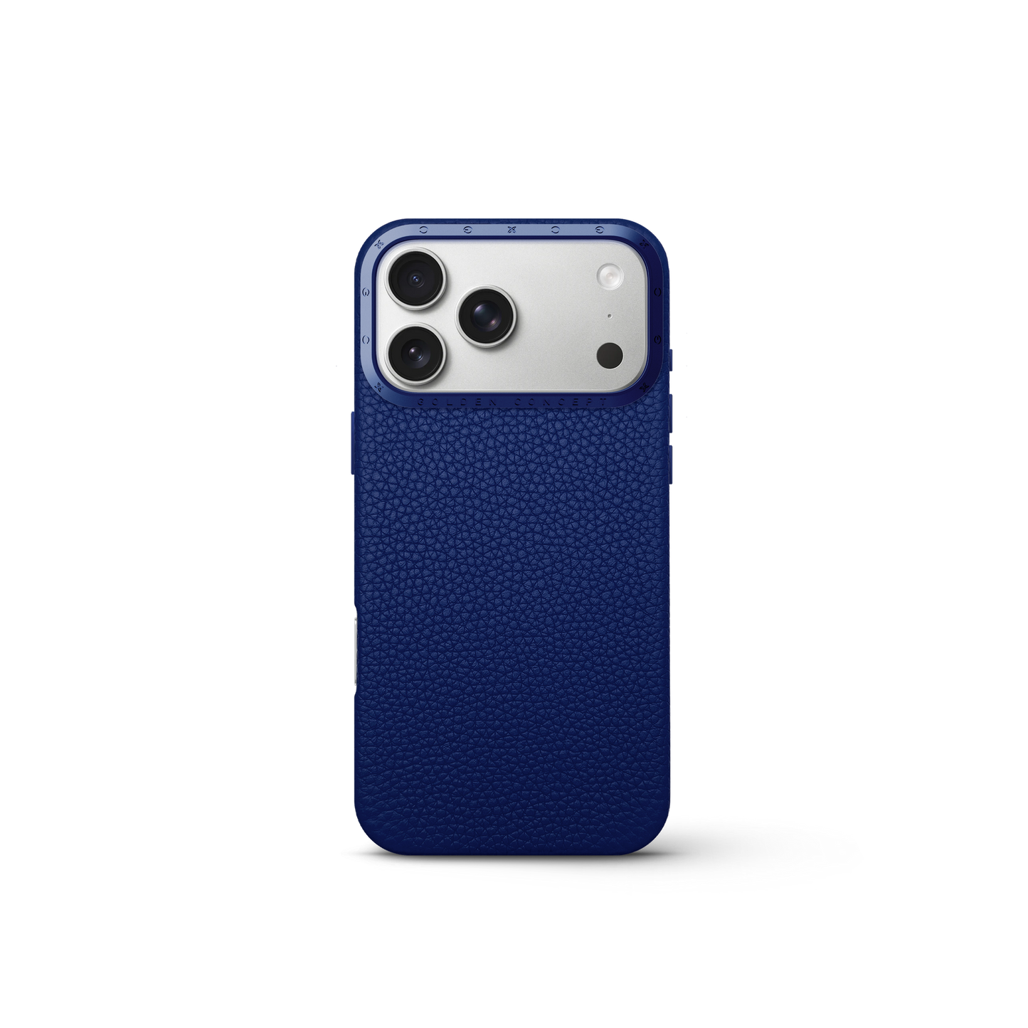 iPhone Case 17 - Full-Grain Leather - Deep Blue