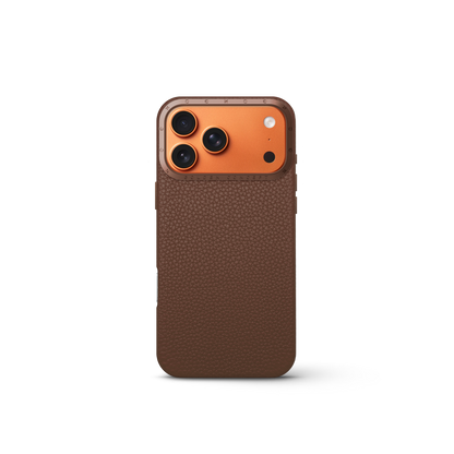 iPhone Case 17 - Full-Grain Leather - Chestnut