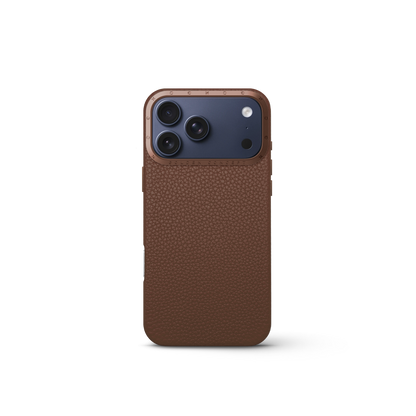 iPhone Case 17 - Full-Grain Leather - Chestnut