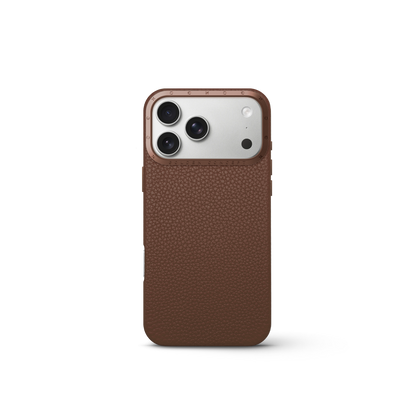 iPhone Case 17 - Full-Grain Leather - Chestnut