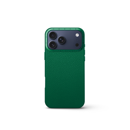 iPhone Case 17 - Full-Grain Leather - Evergreen