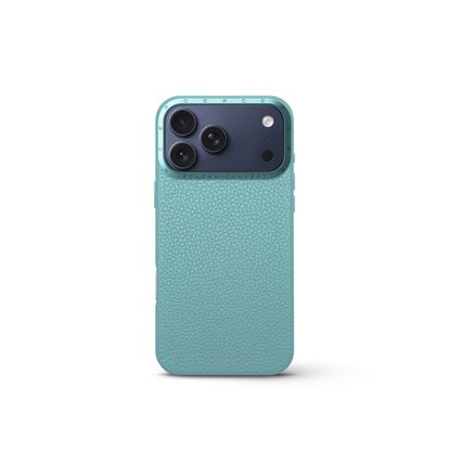 iPhone Case 17 - Full-Grain Leather - Sky