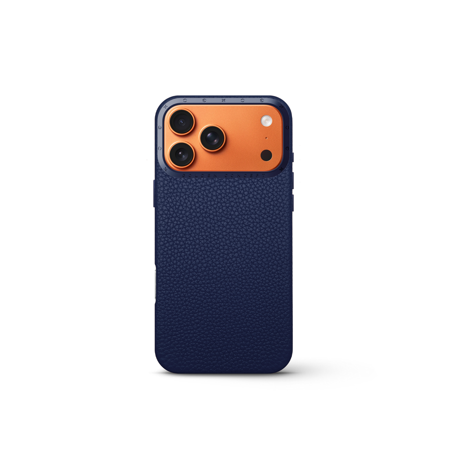 iPhone Case 17 - Full-Grain Leather - Midnight Blue