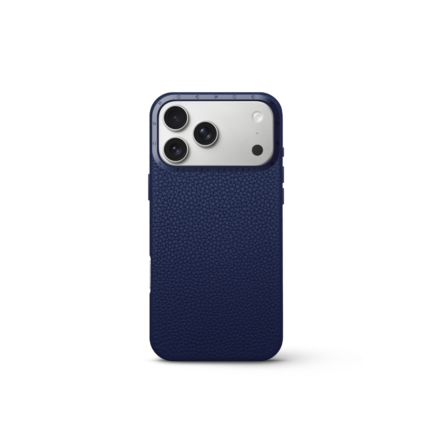 iPhone Case 17 - Full-Grain Leather - Midnight Blue