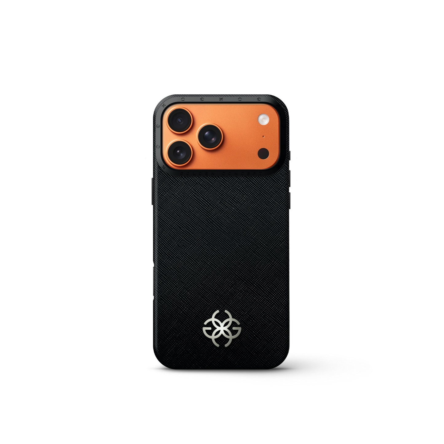 iPhone Case 17 - Saffiano Leather Logo