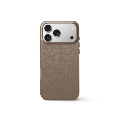 iPhone Case 17 - Full-Grain Leather - Sand