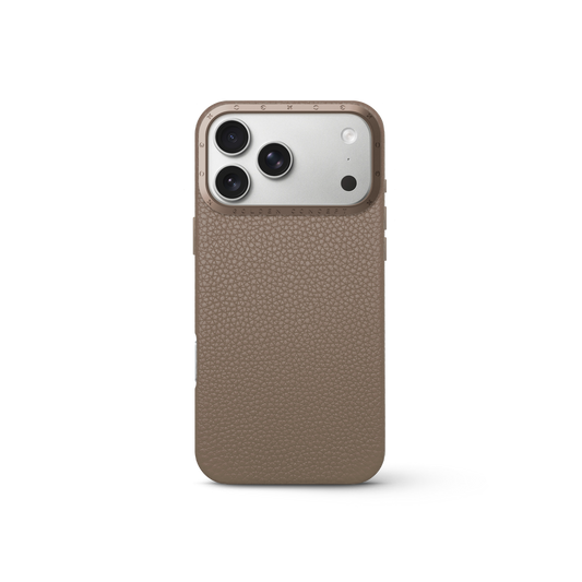 iPhone Case 17 - Full-Grain Leather - Sand