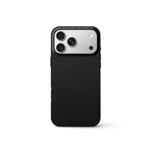 iPhone Case 17 - Full-Grain Leather - Black