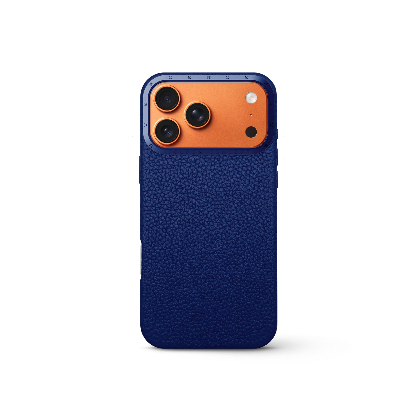 iPhone Case 17 - Full-Grain Leather - Deep Blue