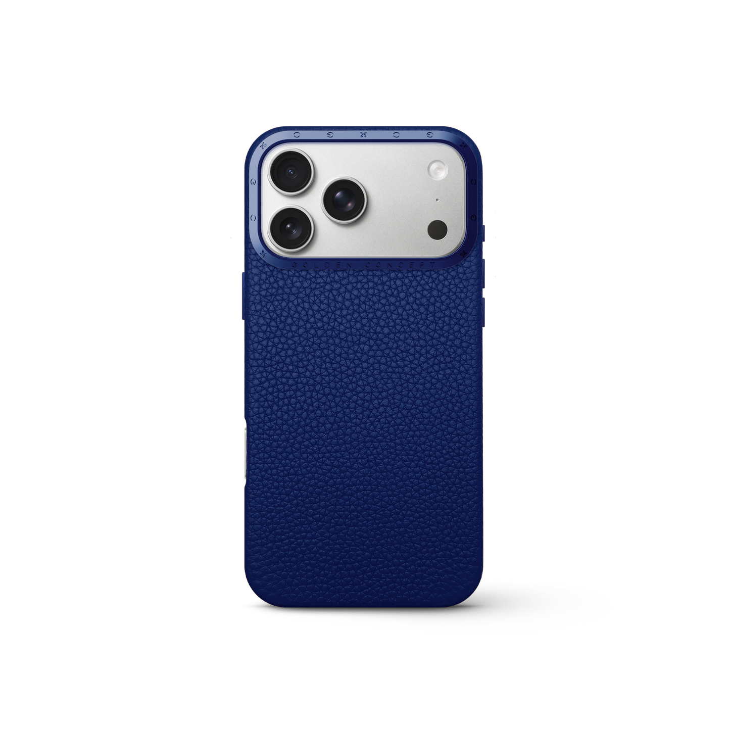 iPhone Case 17 - Full-Grain Leather - Deep Blue