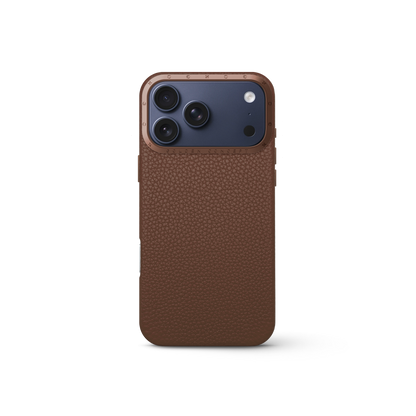 iPhone Case 17 - Full-Grain Leather - Chestnut