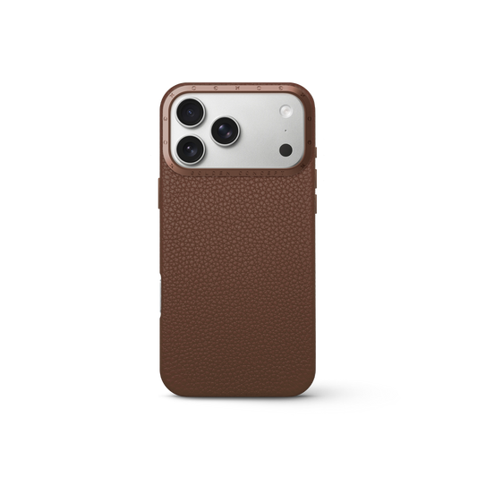 iPhone Case 17 - Full-Grain Leather - Chestnut