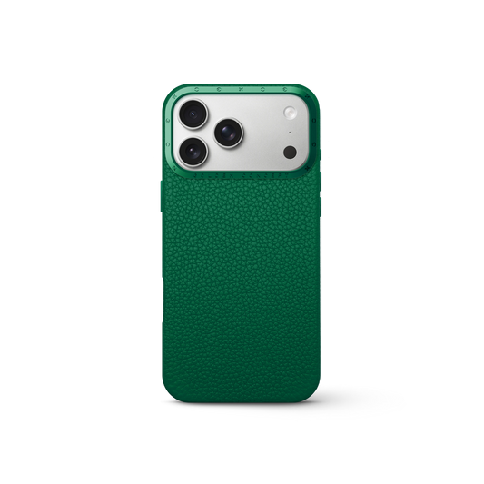 iPhone Case 17 - Full-Grain Leather - Evergreen