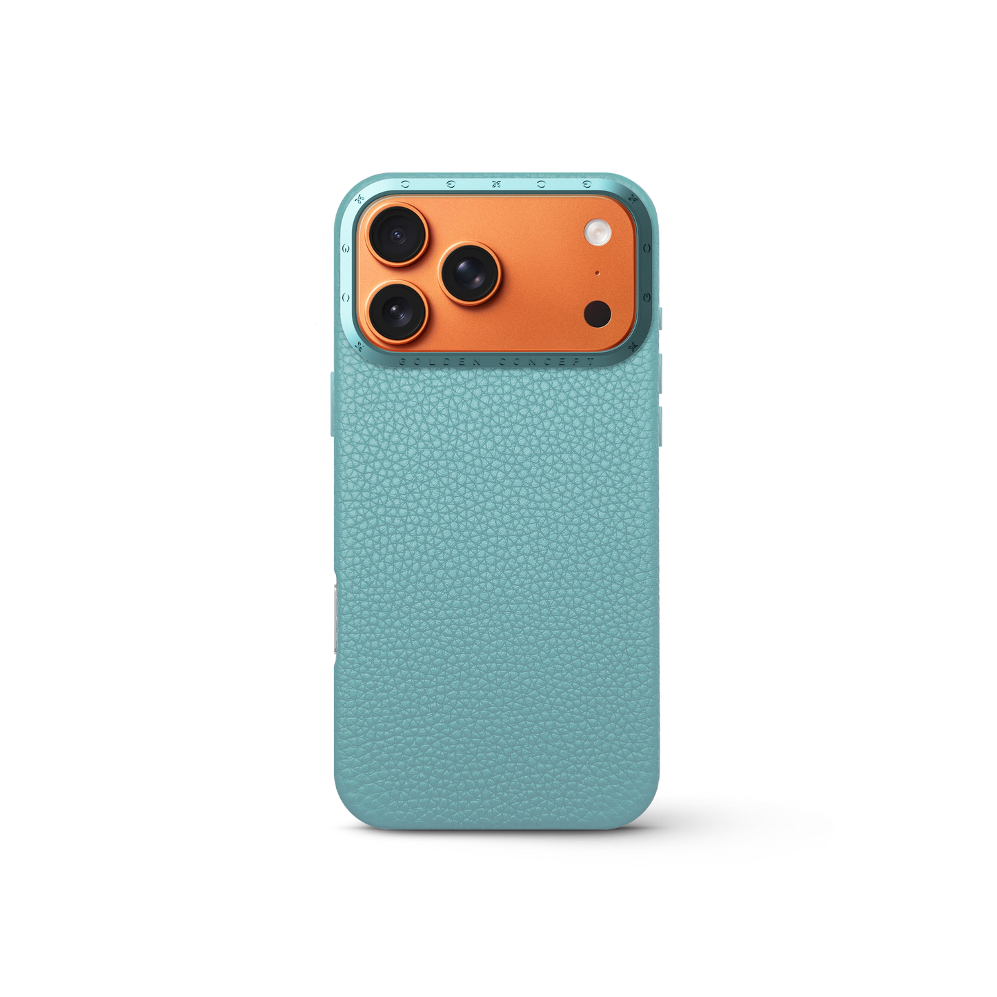 iPhone Case 17 - Full-Grain Leather - Sky