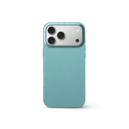 iPhone Case 17 - Full-Grain Leather - Sky