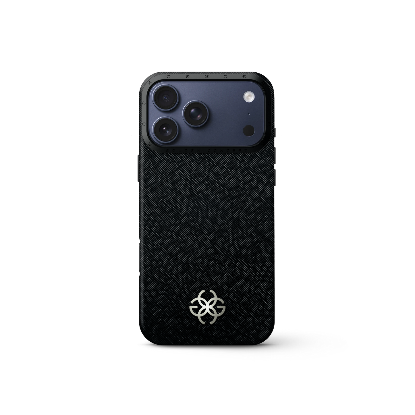 iPhone Case 17 - Saffiano Leather Logo